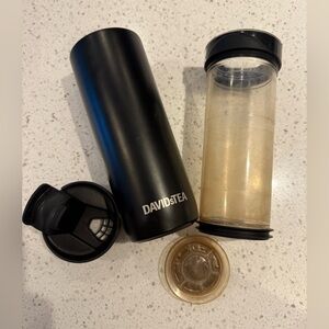 DAVIDsTEA Black Travel Tea Press